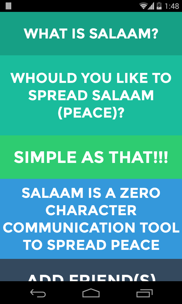 Salaam screenshot