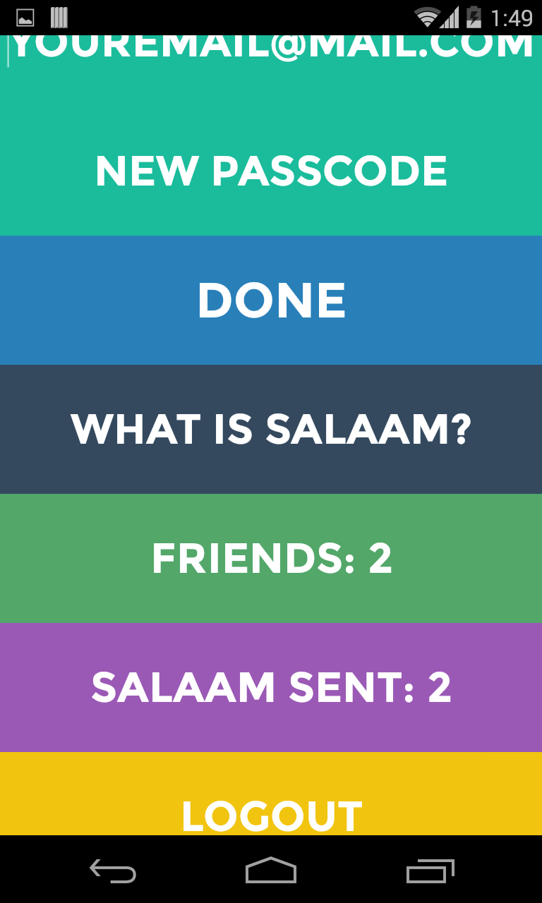 Salaam screenshot